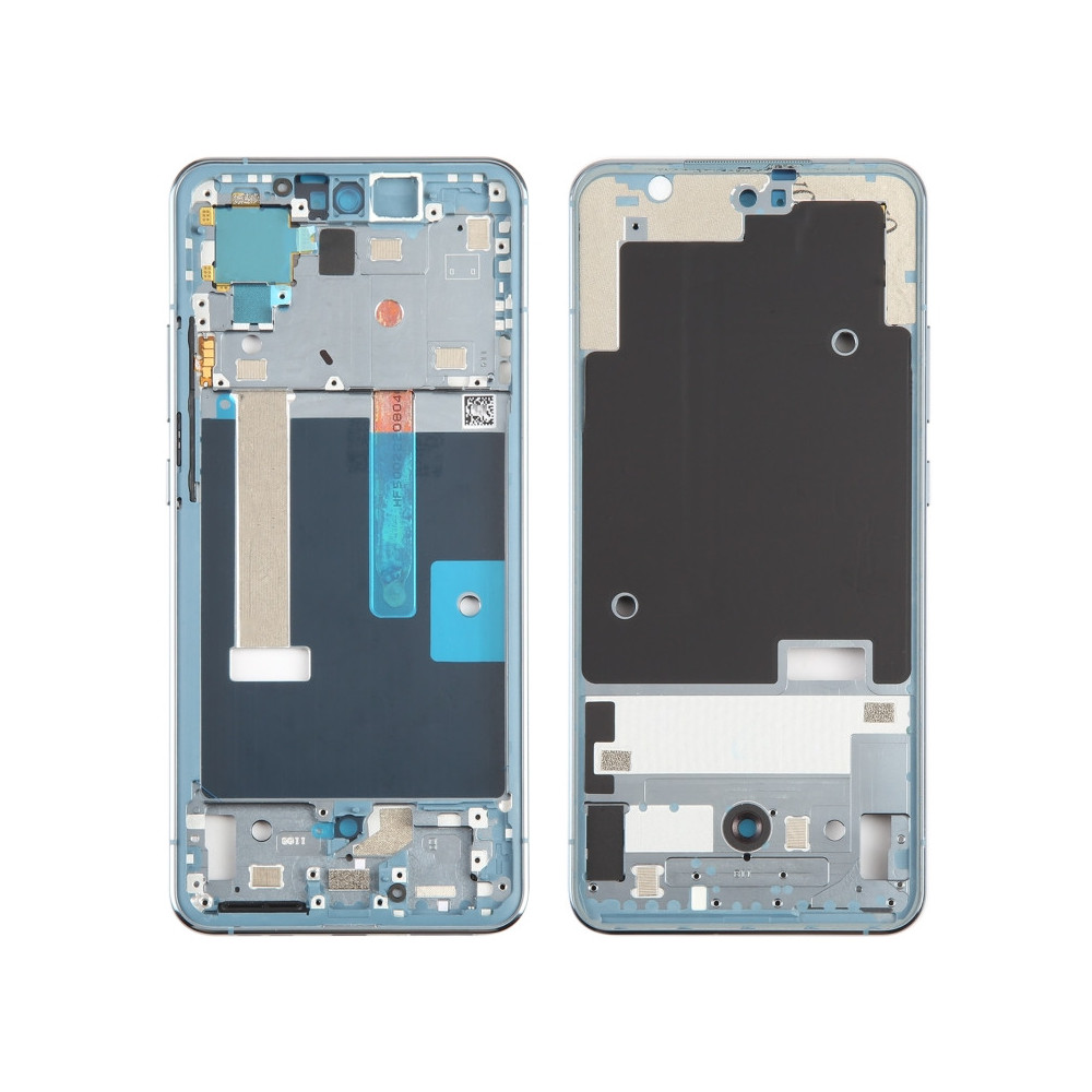 Nokia X30 Original Front Housing LCD Frame Bezel Plate (Blue)