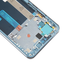 Nokia X30 Original Front Housing LCD Frame Bezel Plate (Blue)