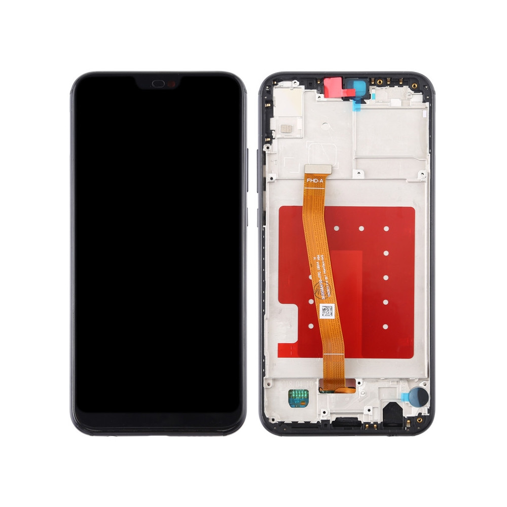 LCD Screen and Digitizer Full Assembly with Frame for Huawei P20 Lite / Nova 3e(Black)