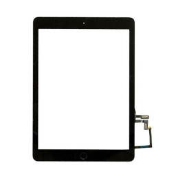 Touch Panel with Home Key Flex Cable for iPad 5 9.7 inch 2017 A1822 A1823(Black)