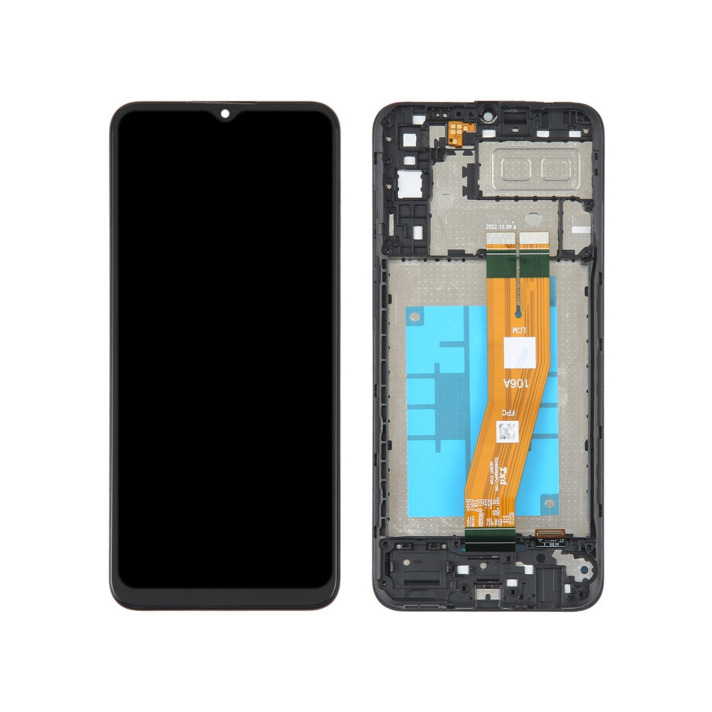 Samsung Galaxy A04E SM-A042 LCD Screen Digitizer Full Assembly with Frame